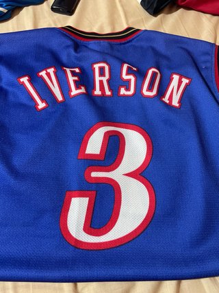Camiseta Champion Sixers Iverson 3 Azul