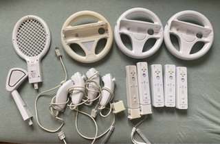 Consola Nintendo Wii Blanca con muchos accesorios