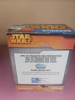 Caja completa de cromos Star Wars