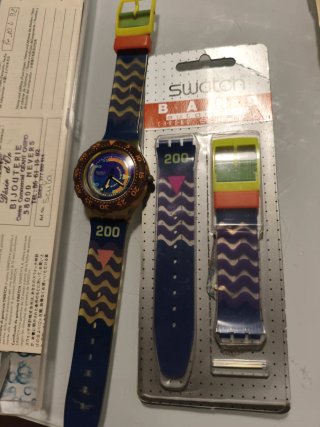 Swatch Scuba Mod SDJ 100 Coming Tide Originale