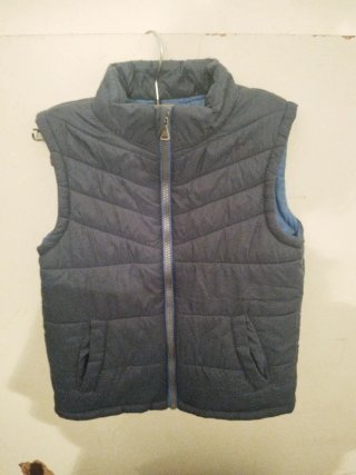 Chaleco infantil azul marino talla 8