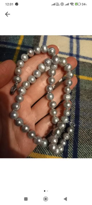 Collar Perlas Naturales Cultivadas Agua Dulce