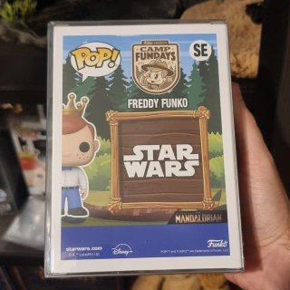 Funko Pop Freddy Funko Luke Skywalker Grogu 4000