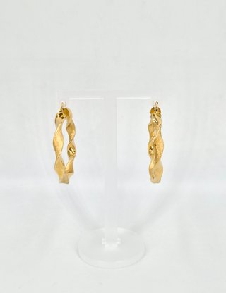 048-04-00046 Aros Oro Amarillo 18K