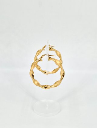 048-04-00046 Aros Oro Amarillo 18K