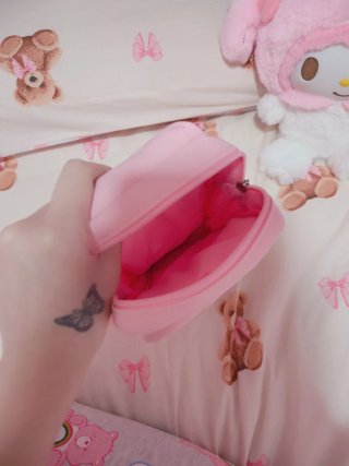 Mochilita nintendo Switch floral flores de sakura