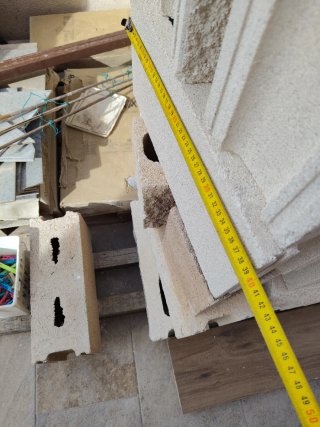 Bloques de esquina y normales Split blancos