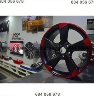 Llanta  Rotor Red Candy Audi