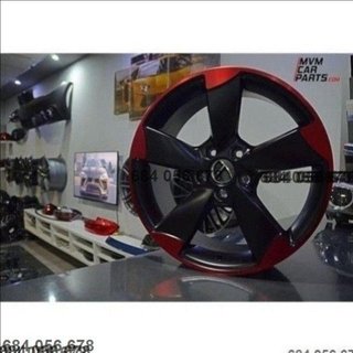 Llanta  Rotor Red Candy Audi