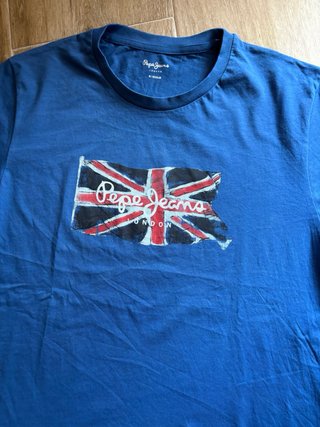 Camiseta Pepe Jeans London Union Jack Azul