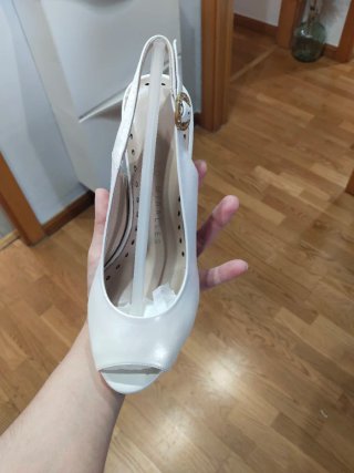 Zapatos de Novia Blancos Tacon Plataforma