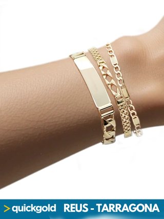 PULSERAS ORO 18K PENSADAS PARA EL VERANO