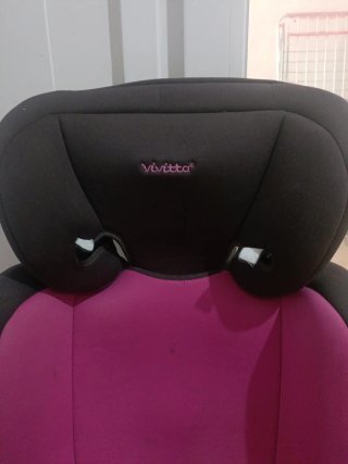 Silla coche niño Vivitta rosa y negro
