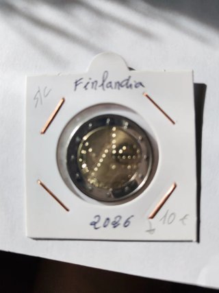 2 Monedas Finlandia 2025 y 2026