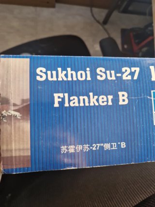 Maqueta Sukhoi Su-27 Flanker B