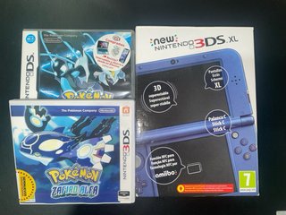 New Nintendo 3DS XL Azul + Juegos Pokémon