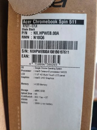Custodia originale per Acer Chromebook 11.6