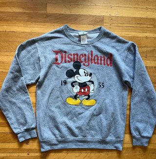 Sudadera Mickey Disneyland Vintage Gris S