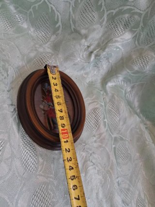 Cornice ovale dipinta a mano