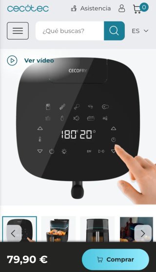 Cecotec Freidora de Aire