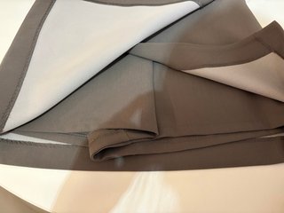 Falda pantalón gris Zara Talla S