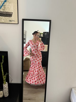 Vestido Flamenca Lunares Talla S/M