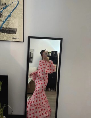 Vestido Flamenca Lunares Talla S/M