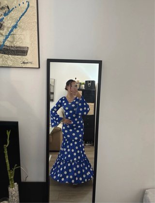 Vestido Flamenca Lunares Talla S/M