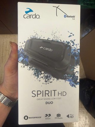 Cardo Spirit HD Duo Auriculares Moto Bluetooth