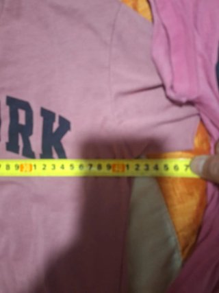 Lote 2 Camisetas New York y Rock Talla S/XS