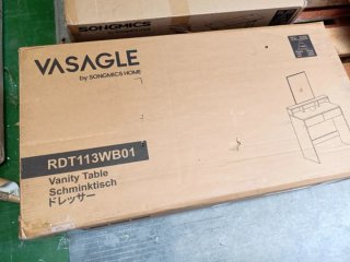 VASAGLE Tocador, Mesa de Maquillaje con Espejo