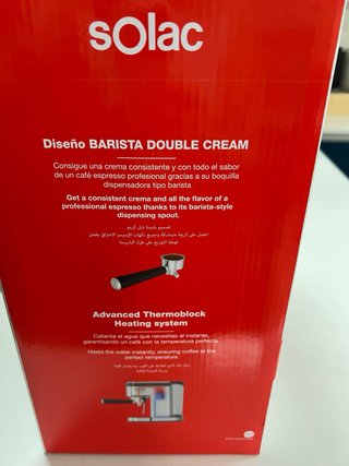 Cafetera Solac Taste Slim D20 Inox Nueva a estrena