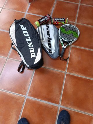Pala Varlion, funda, paletero y 2 botes
