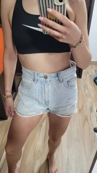 Shorts vaqueros Stradivarius