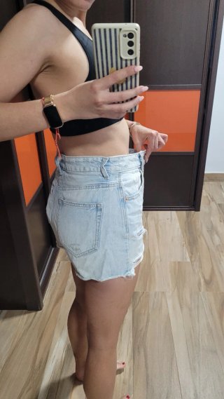 Shorts vaqueros Stradivarius
