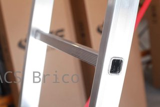 Escalera Aluminio 3x9 - 2,5+2,5+2,5 M - 66x25mm