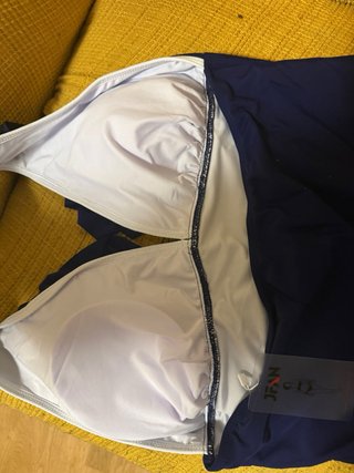 Tankini due pezzi blu
