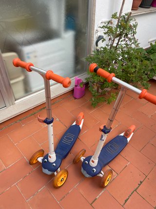 Patinete 3 Ruedas Infantil Naranja/Azul (tengo 2)