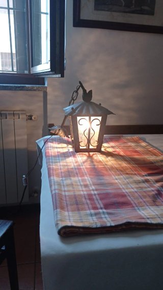 Lampade vintage in metallo e vetro