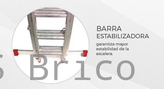 Escalera Aluminio 3x11 - 3+3+3 M - 66x25mm