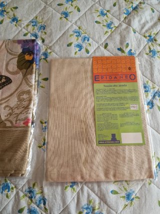 Tovaglia 12 posti e runner vintage
