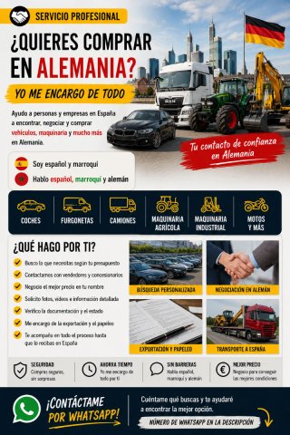 Busco y negocio vehículos en Alemania