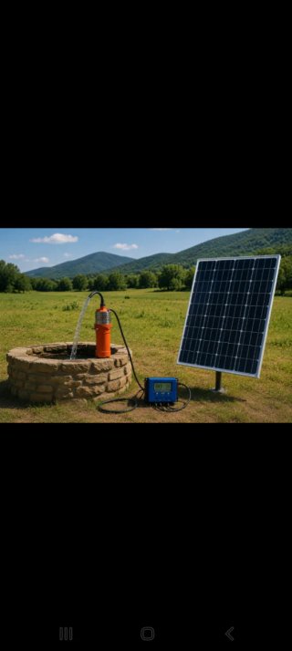 Bomba de agua solar pozo profundo con panel solar