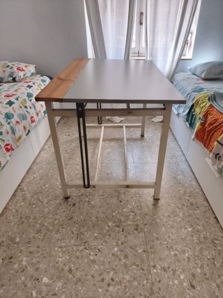Mesa de dibujo inclinable madera y metal