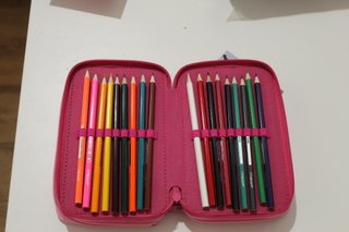 Astuccio Kuromi porta pastelli bambina
