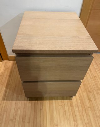 Cómoda Malm Ikea, Roble