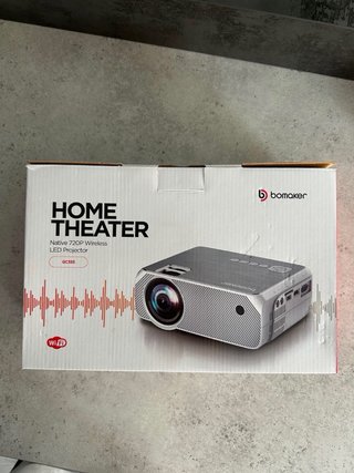 Proyector Bomaker Gris y Blanco