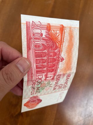Billete 2000 Pesetas 1980 Juan Ramón Jiménez