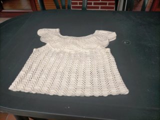 Jersey de señora tejido a mano