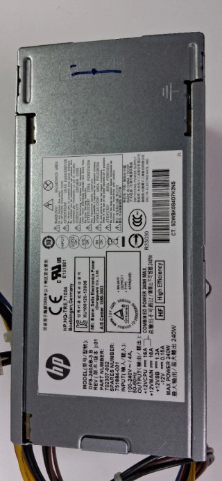 Alimentatore HP 240W SFF Prodesk Elitedesk G1 G2